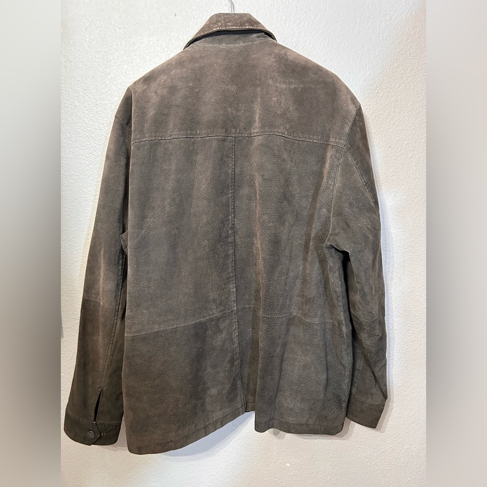 Y2K Boston Harbour Genuine Leather Jacket Size XL - Picture 5 of 15